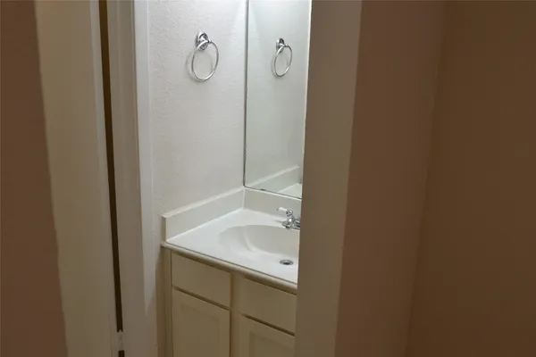 a bathroom with a tub