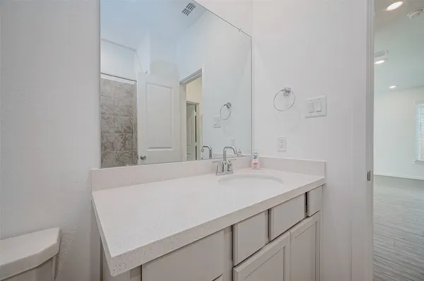 a bathroom with a sink and a toilet