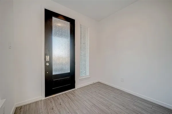 wooden floor in a room
