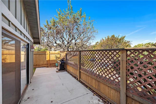 a view of a house with a large window