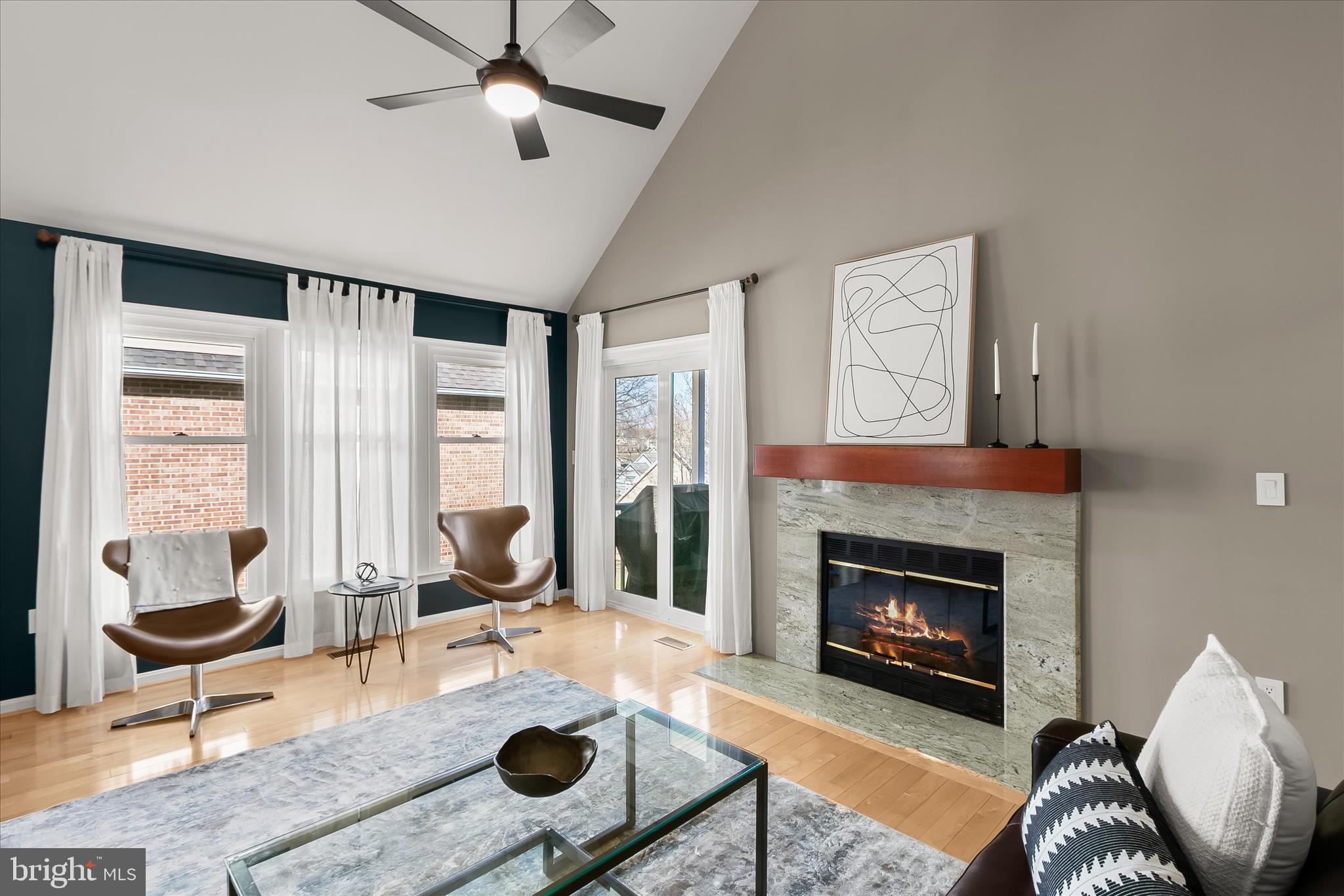 14215 Summit Lane Laurel, MD 20708 - Photo 20 of 62 a living room with furniture fireplace and window