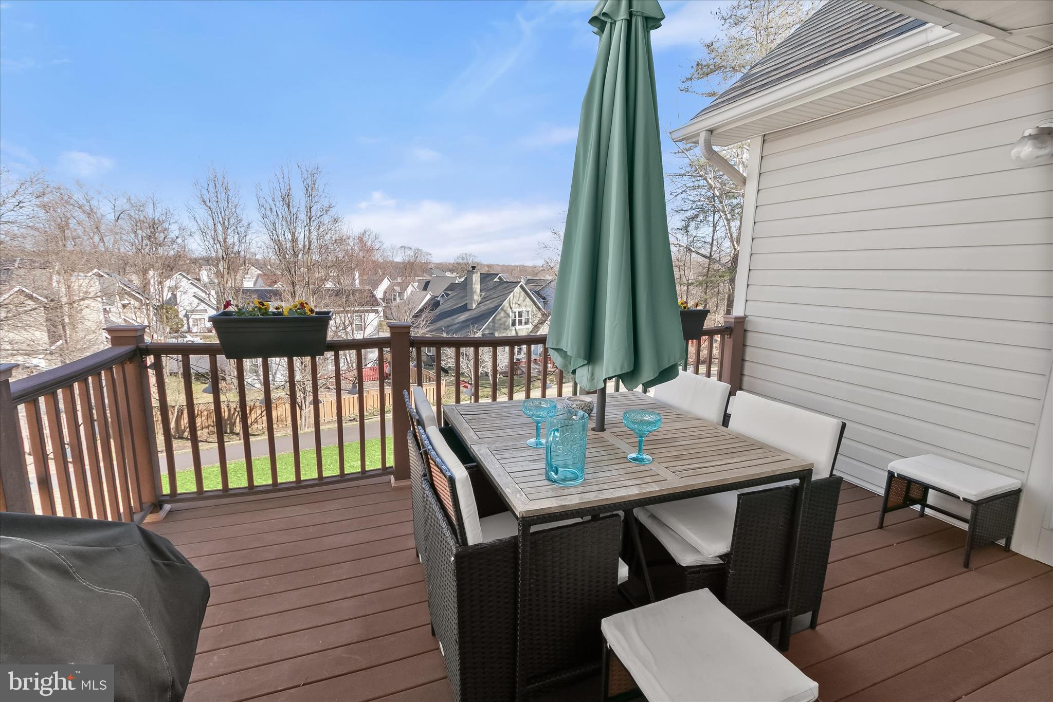 14215 Summit Lane Laurel, MD 20708 - Photo 23 of 62 a view of a balcony dining area