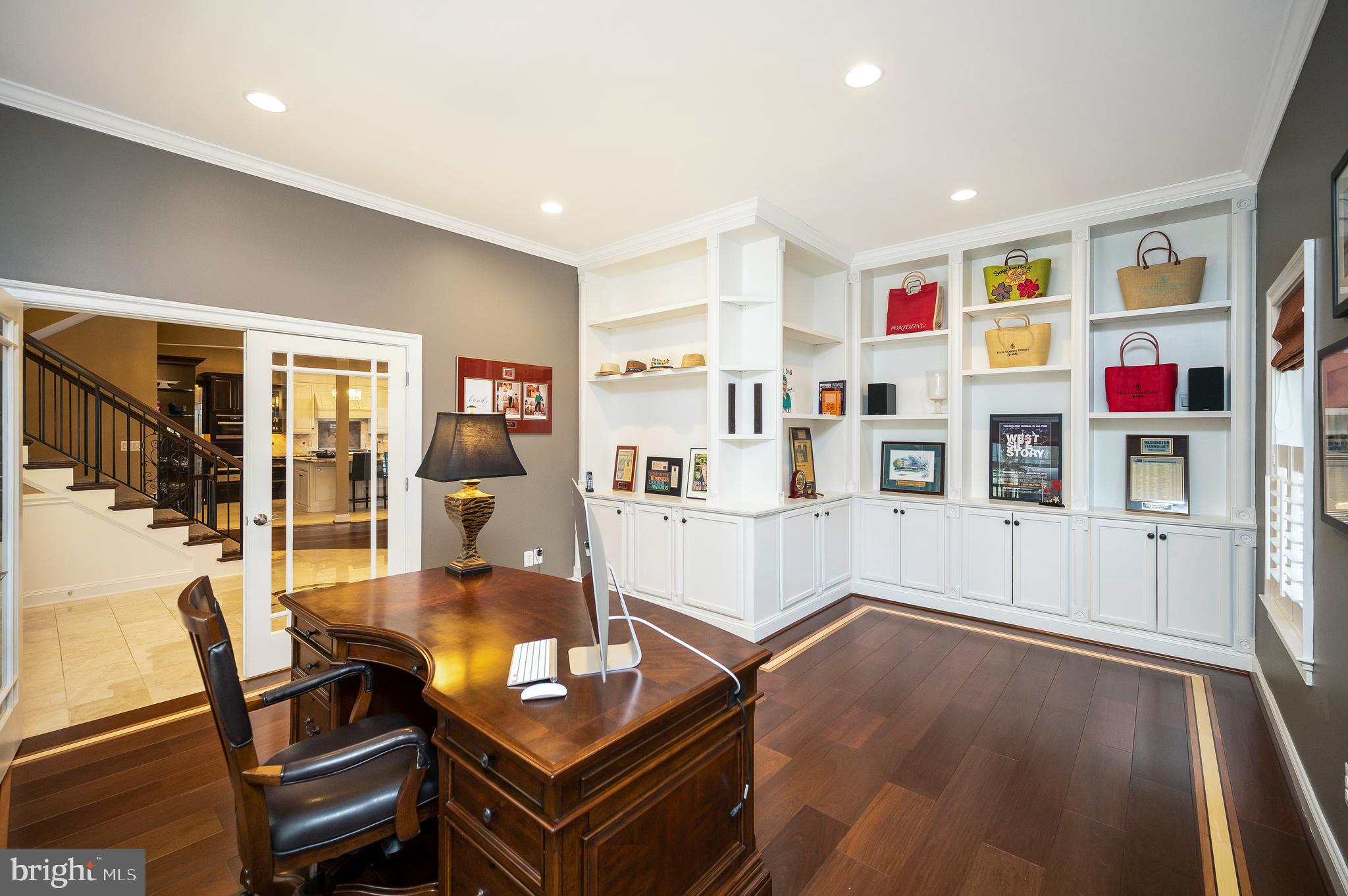 206 Madison Circle Locust Grove, VA 22508 - Photo 13 of 147 Home Office Boasts Custom Built-In Cabinetry