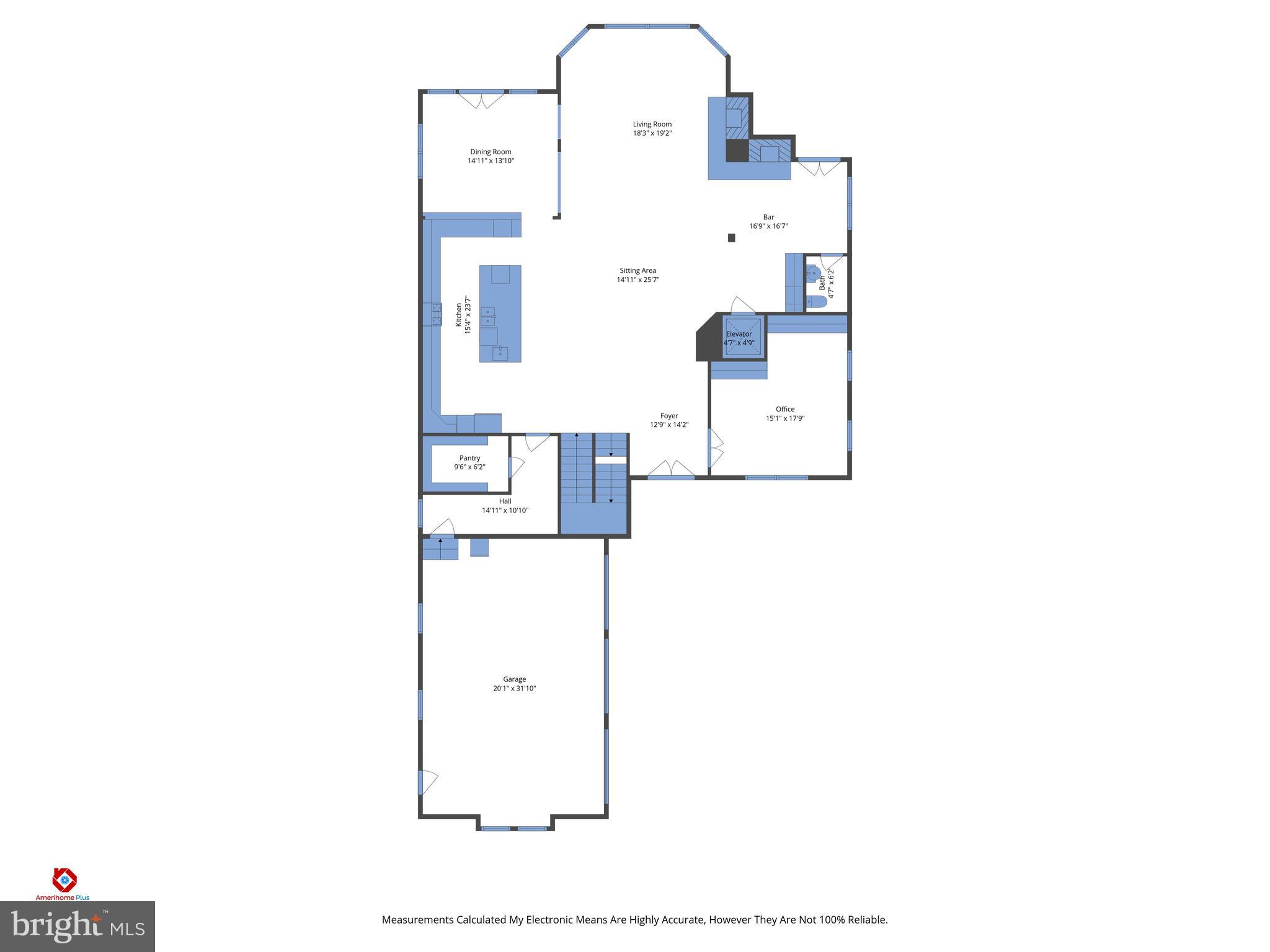 206 Madison Circle Locust Grove, VA 22508 - Photo 145 of 147 Floor Plan - Main Level of the Home