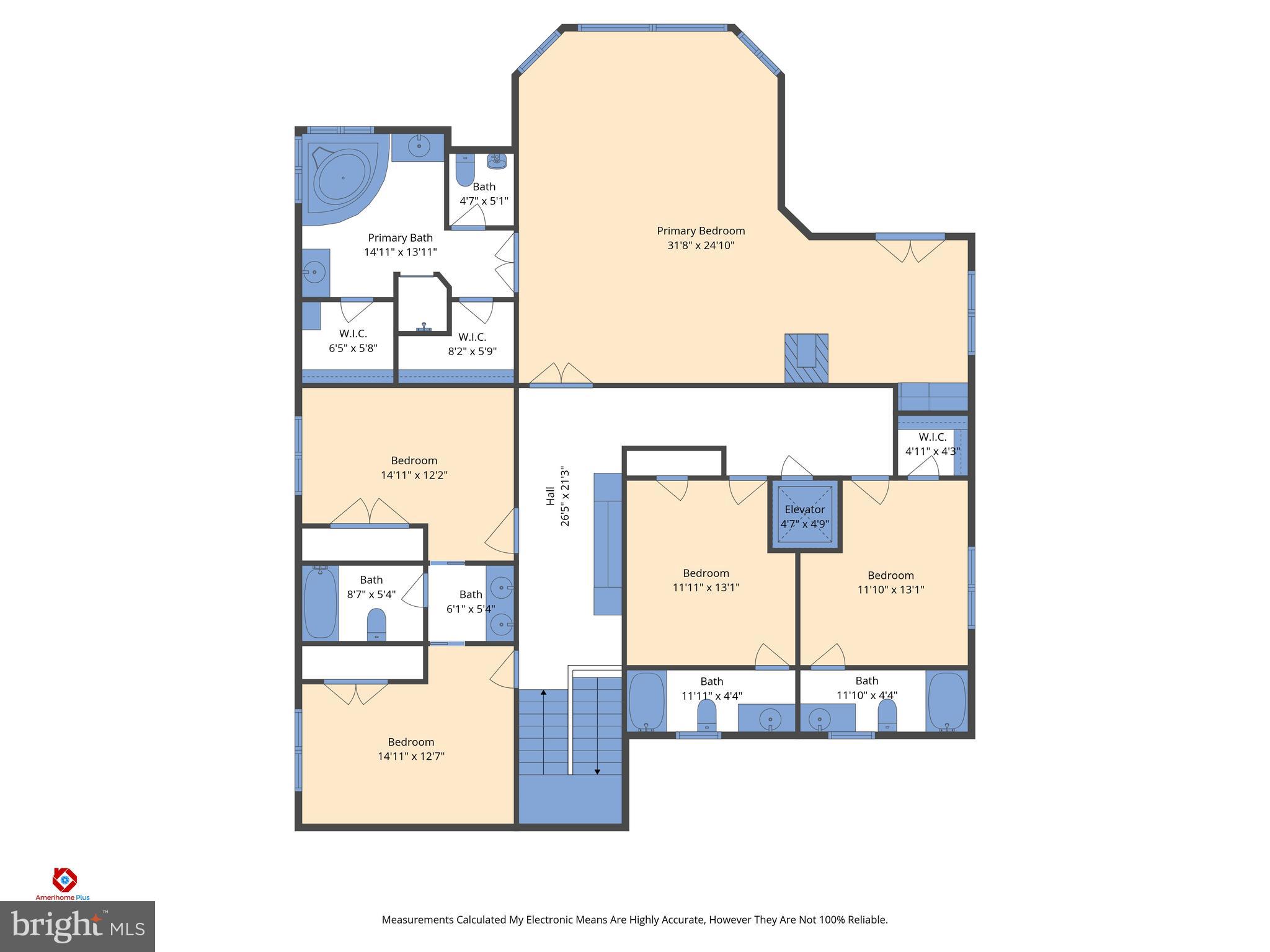 206 Madison Circle Locust Grove, VA 22508 - Photo 146 of 147 Floor Plan - Upper Level of the Home