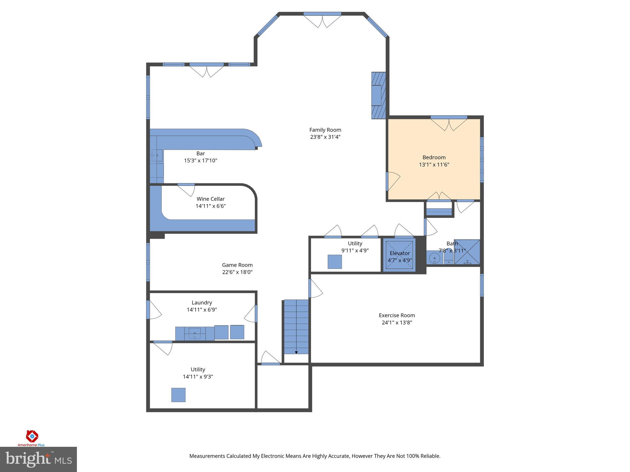 206 Madison Circle Locust Grove, VA 22508 - Photo 147 of 147 Floor Plan - Lower Level of the Home
