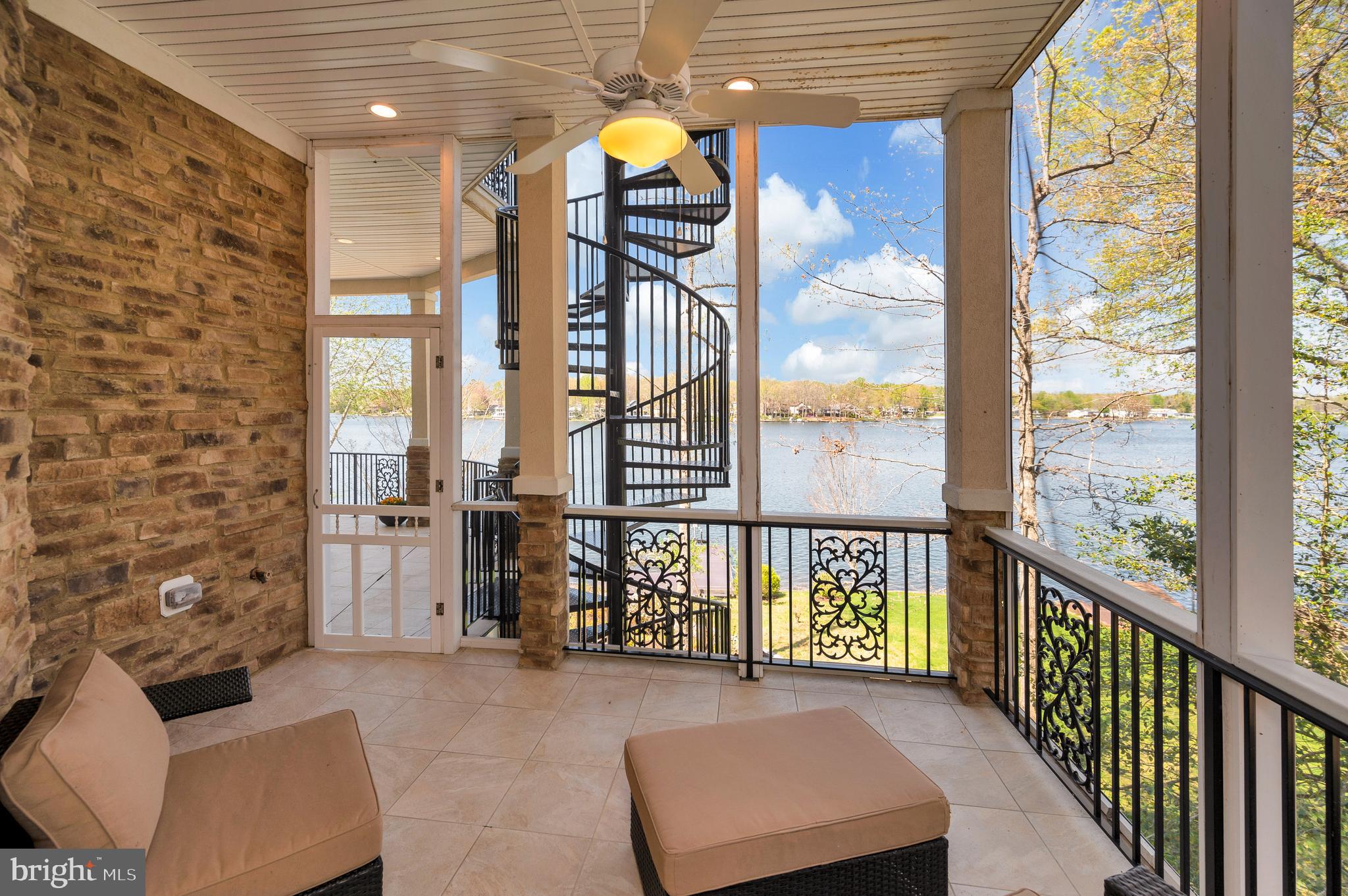 206 Madison Circle Locust Grove, VA 22508 - Photo 46 of 147 Screened Porch with Incredible Lake Views