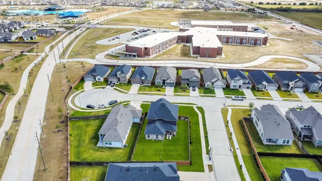 a view of swimming pool with a garden