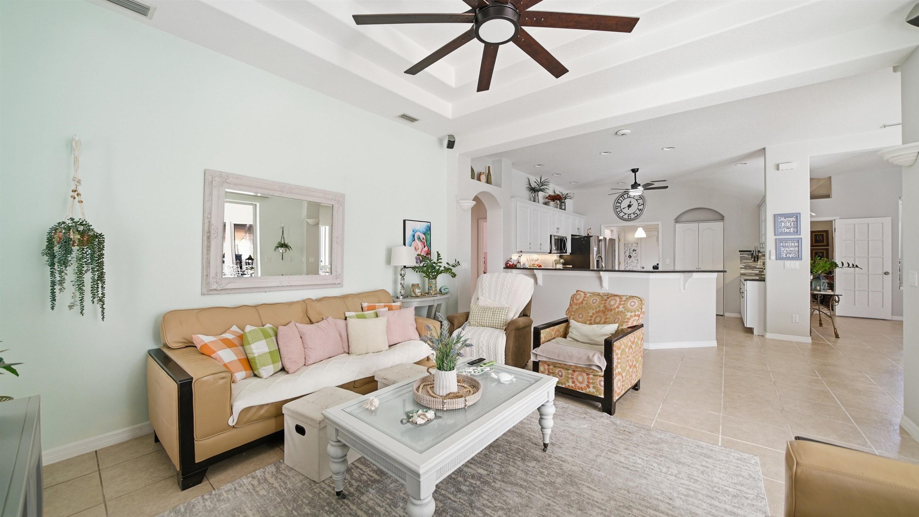 22 Flanders Lane Palm Coast, FL 32137 - Photo 37 of 70 a living room with furniture and wooden floor