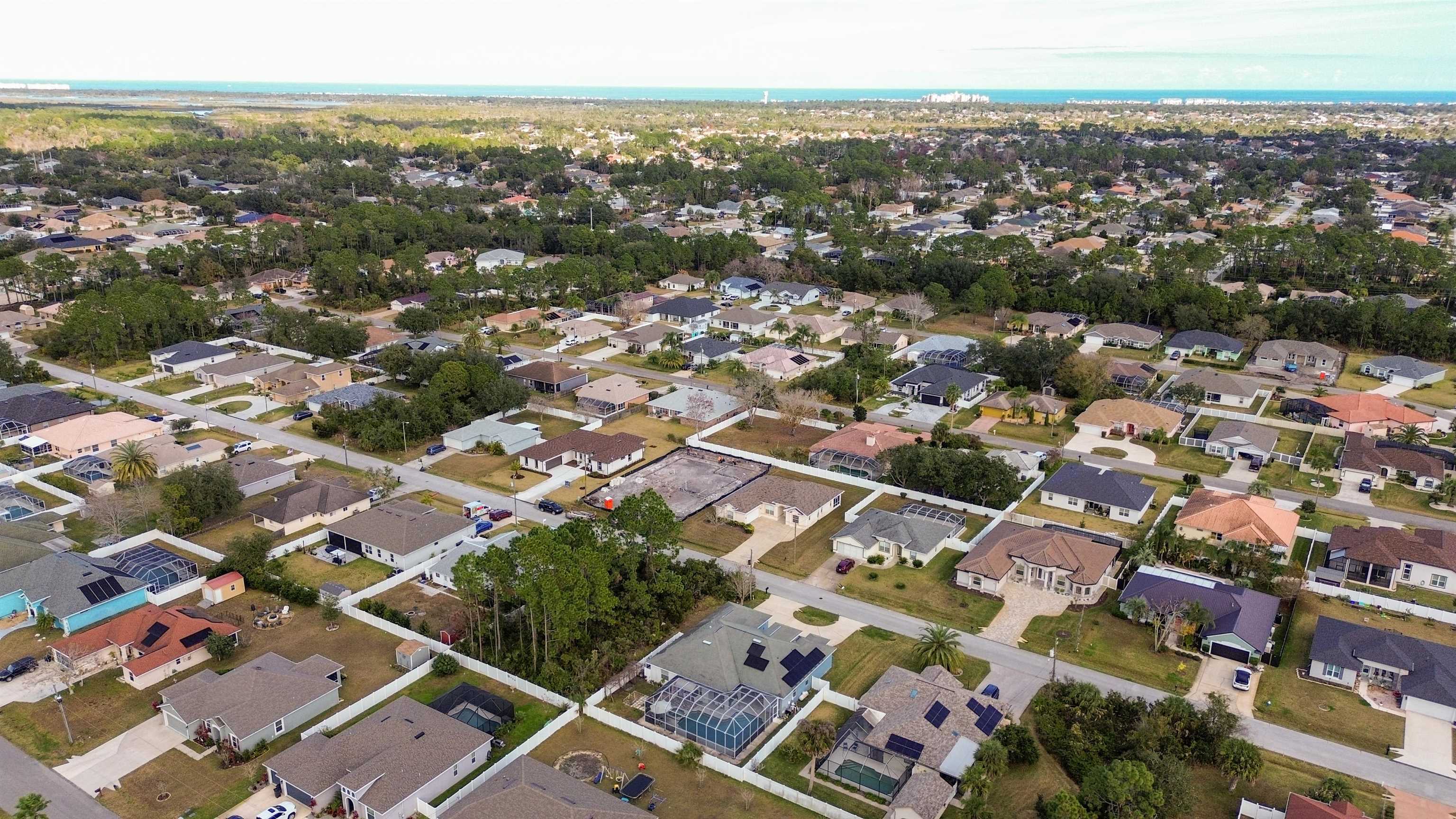 22 Flanders Lane Palm Coast, FL 32137 - Photo 68 of 70 an aerial view of residential building with green space