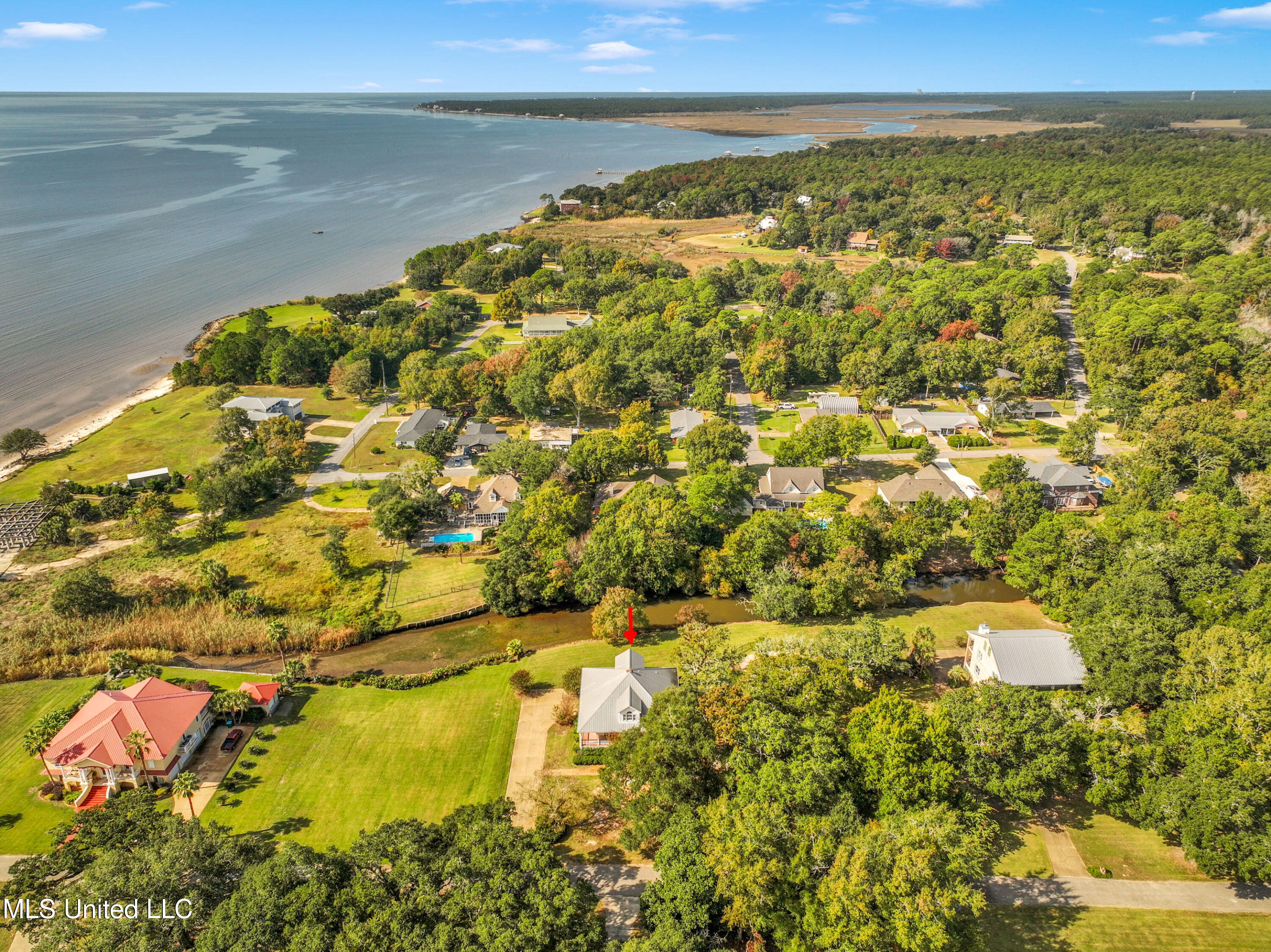 1401 Ladnier Road Gautier, MS 39553 - Photo 52 of 55 drone-1