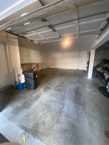 a view of a car garage