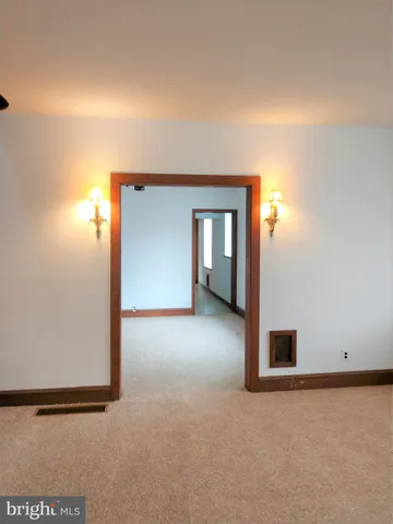 a view of a fireplace