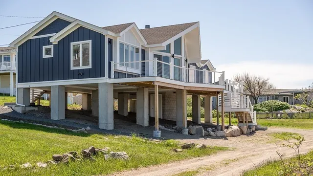 a view of a house with patio