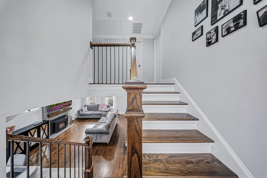 3 Stoddard Street Upton, MA 01568 - Photo 16 of 42 a view of entryway and hall with wooden floor