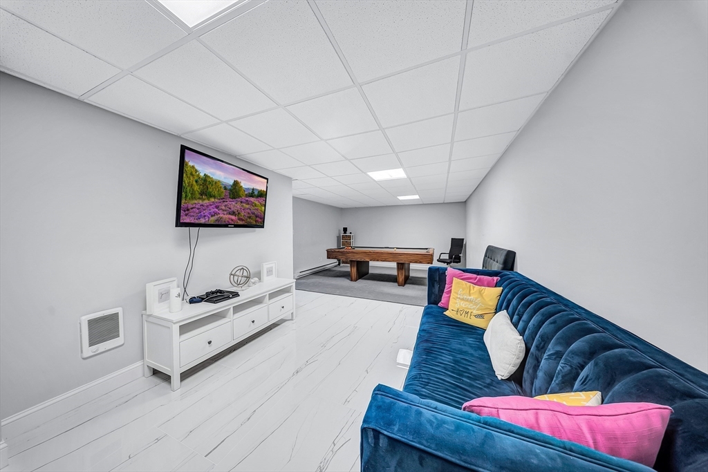 3 Stoddard Street Upton, MA 01568 - Photo 24 of 42 a living room with furniture and a flat screen tv