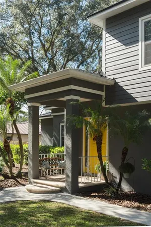 a view of a small house