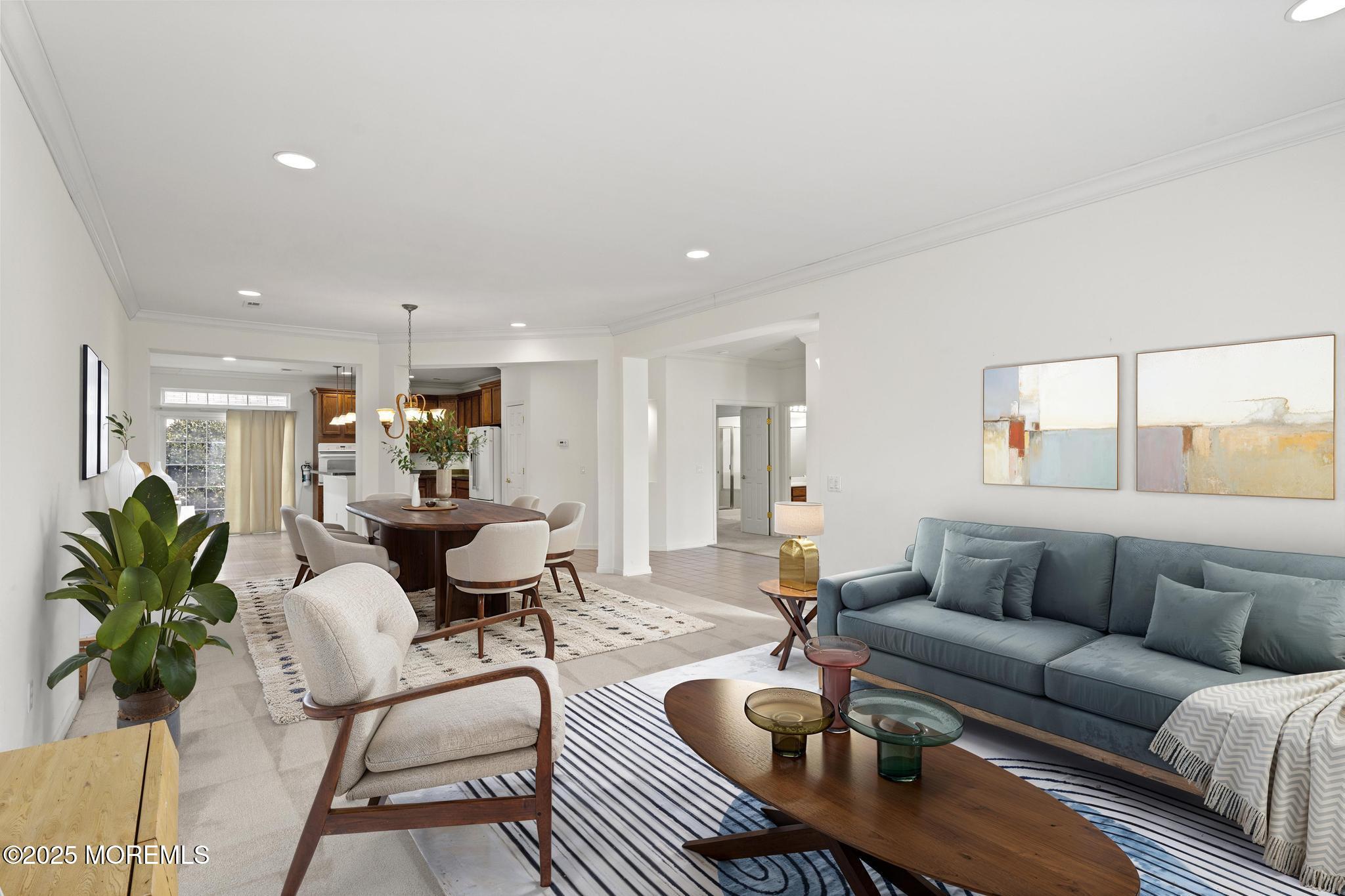 24 Battle Road Manchester Township, NJ 08759 - Photo 9 of 30 a living room with furniture wooden floor and a potted plant