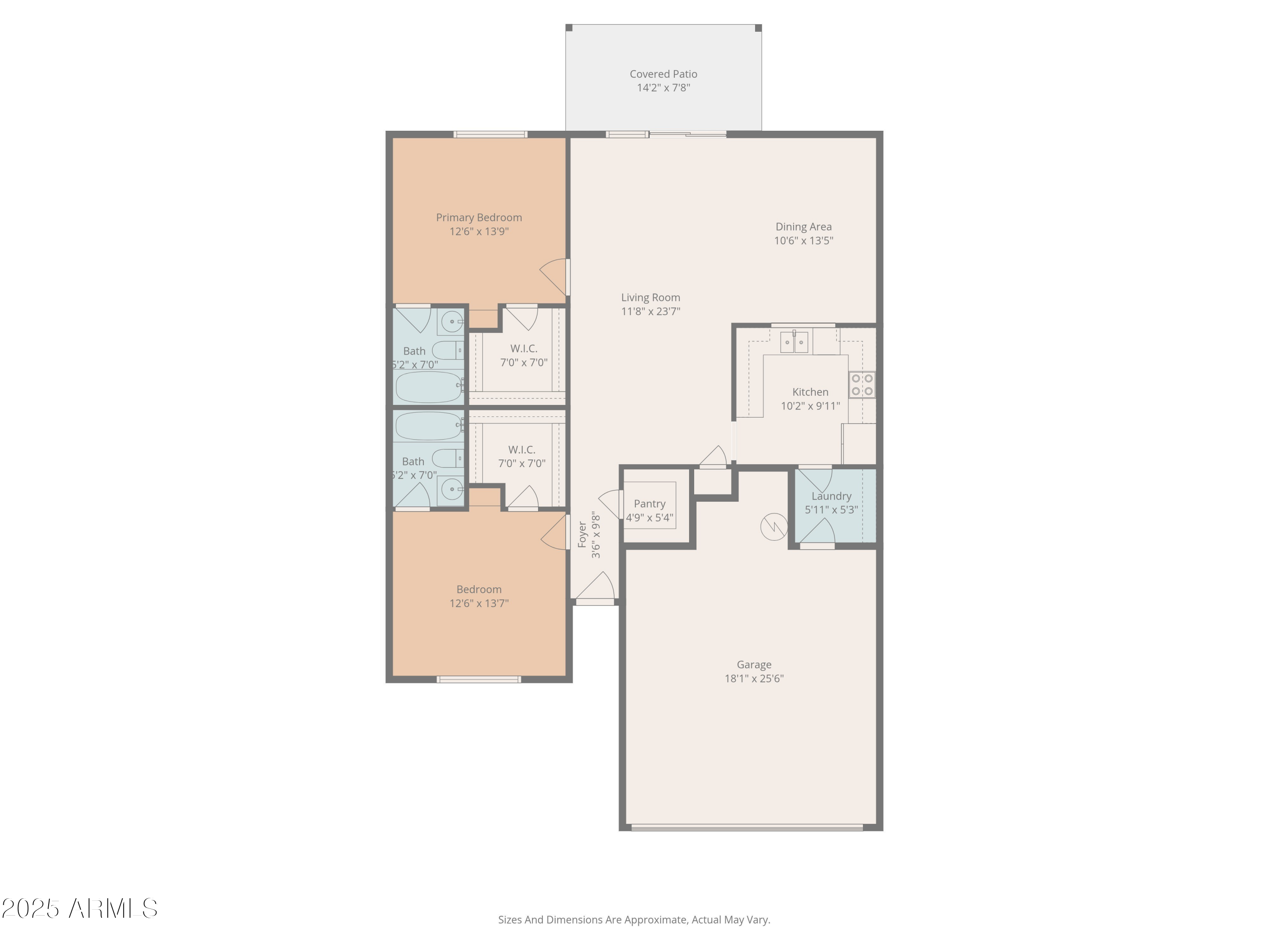2530 East Wagoner Road Phoenix, AZ 85032 - Photo 35 of 35 a picture of a floor plan