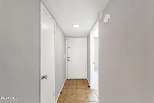 a entryway with a outdoor space