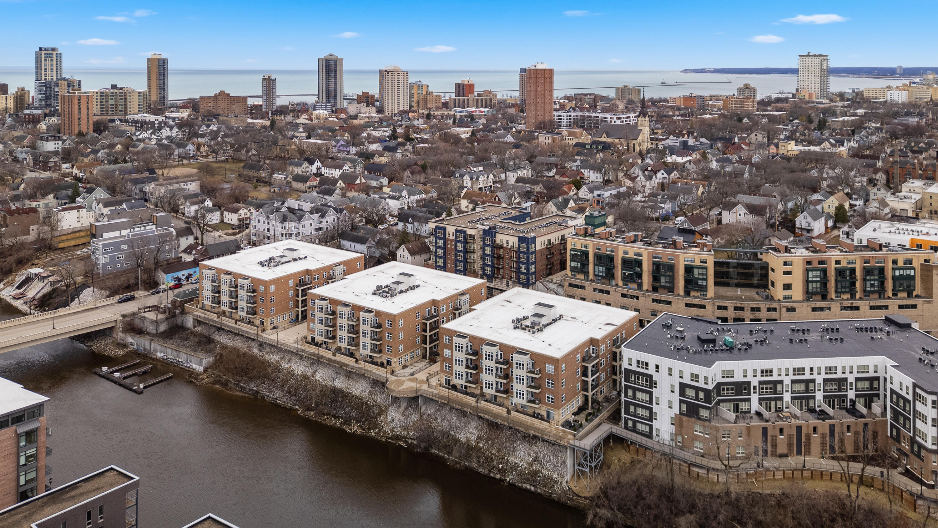 1915 North Water Street, Unit 101 Milwaukee, WI 53202 - Photo 24 of 25 1915 is the middle building