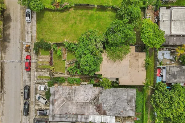 a view of a garden