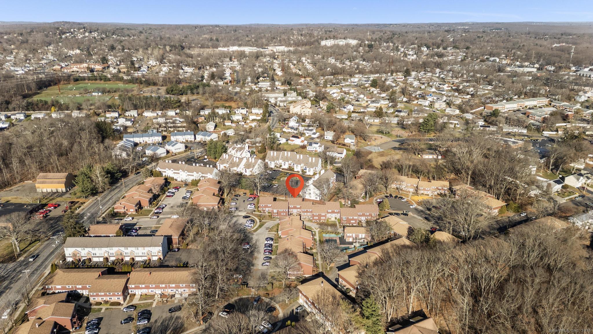 65 Patricia Road, Unit N Bridgeport, CT 06606 - Photo 24 of 25 an aerial view of residential houses with city view