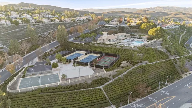 a view of a city with tall buildings