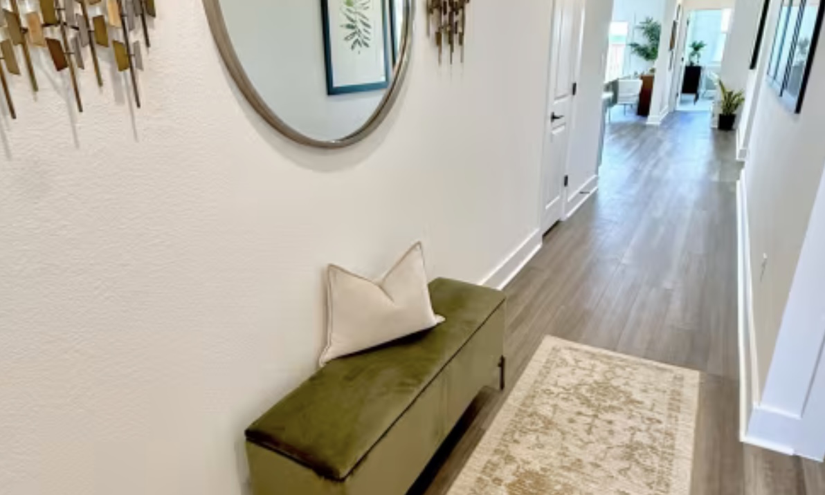 131 Sincere Drive Kyle, TX 78640 - Photo 2 of 15 view of an entryway with wooden floor