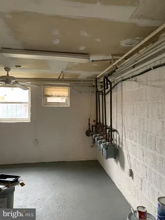 a view of a storage & utility room