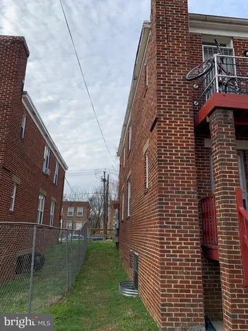 a front view of a multi story building