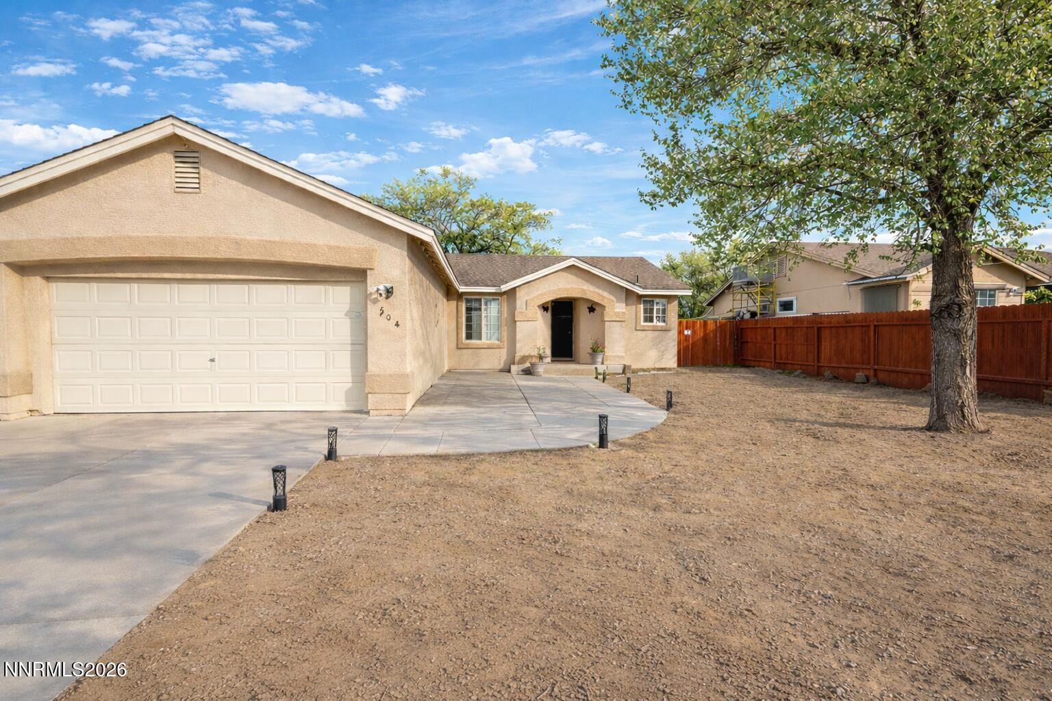 a view of a house with a outdoor space