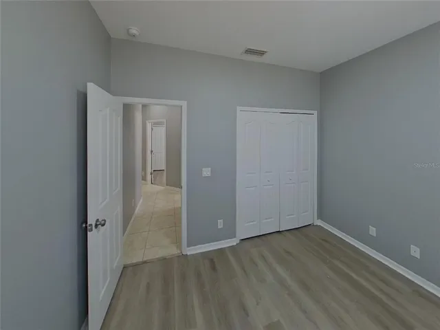 wooden floor in an empty room