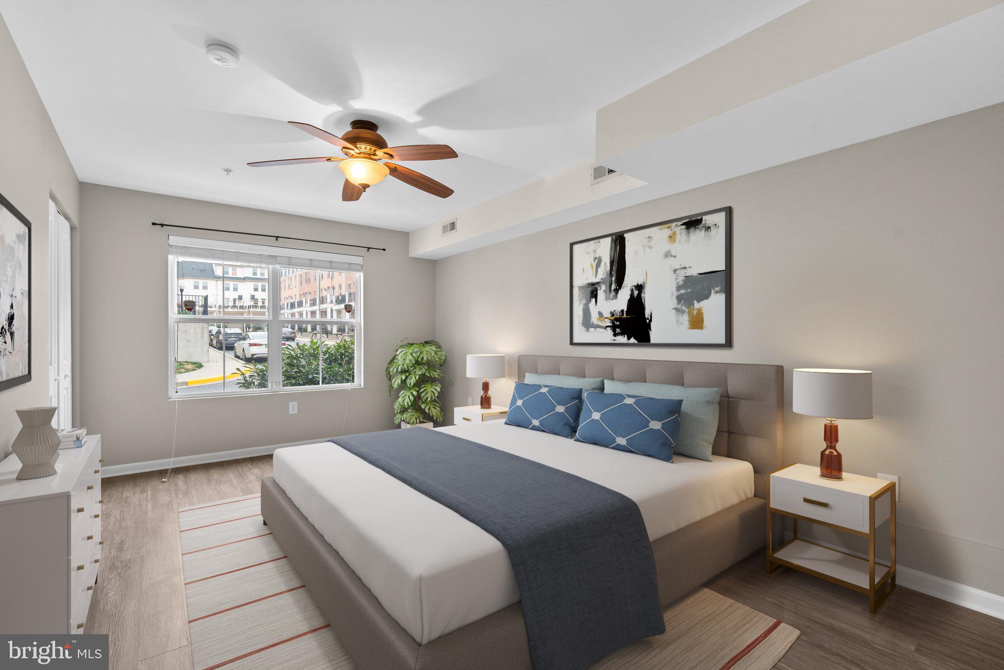 4642 Dillon Place Baltimore, MD 21224 - Photo 35 of 46 Virtually Staged Lower Level Bedroom