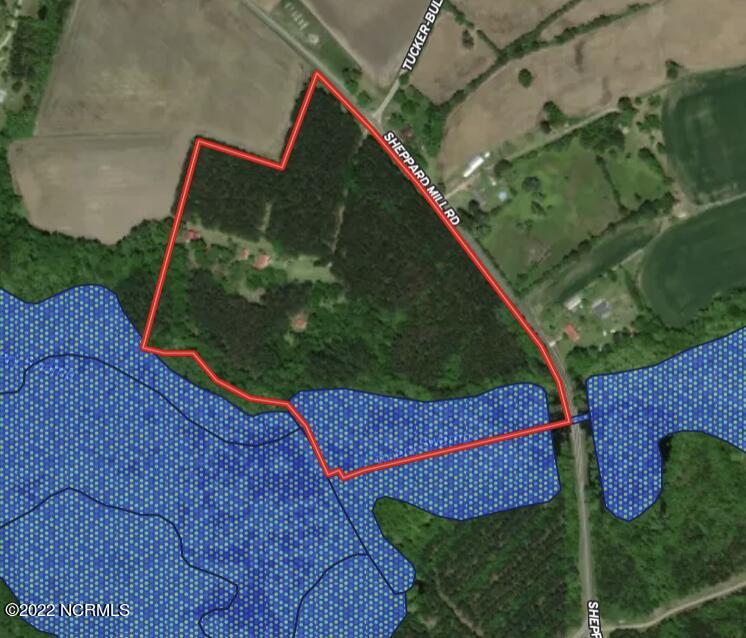 3173 Sheppard Mill Road Stokes, NC 27884 - Photo 54 of 55 Aerial-Wetland