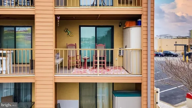 a view of fountain in the balcony