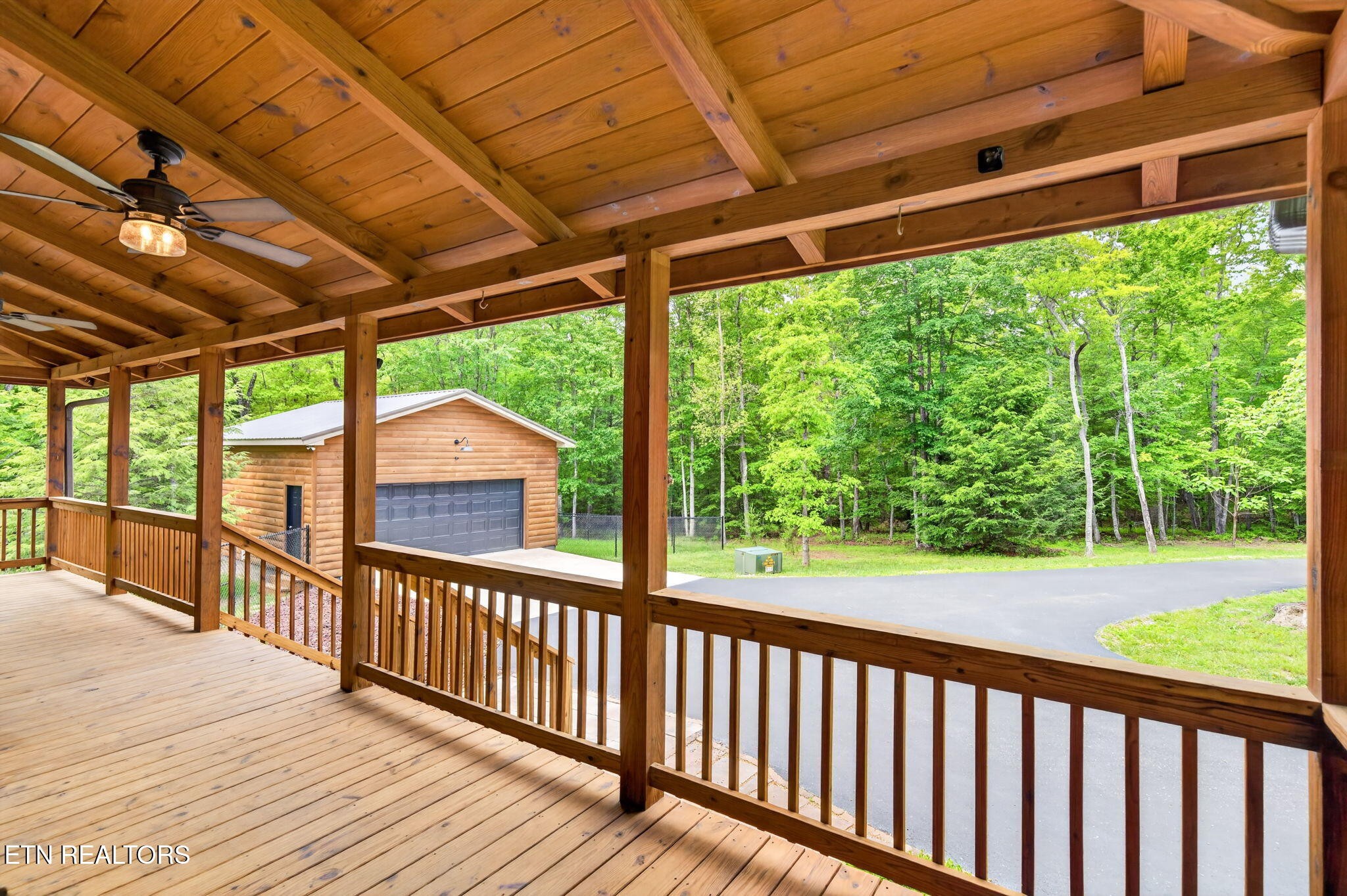 704 White Oak Road Monterey, TN 38574 - Photo 13 of 60 a view of porch with a backyard