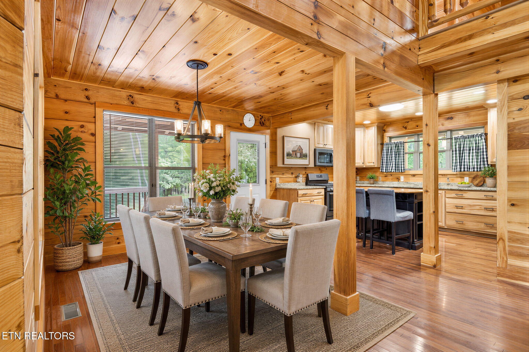 704 White Oak Road Monterey, TN 38574 - Photo 31 of 60 a view of a dining room with furniture window and wooden floor