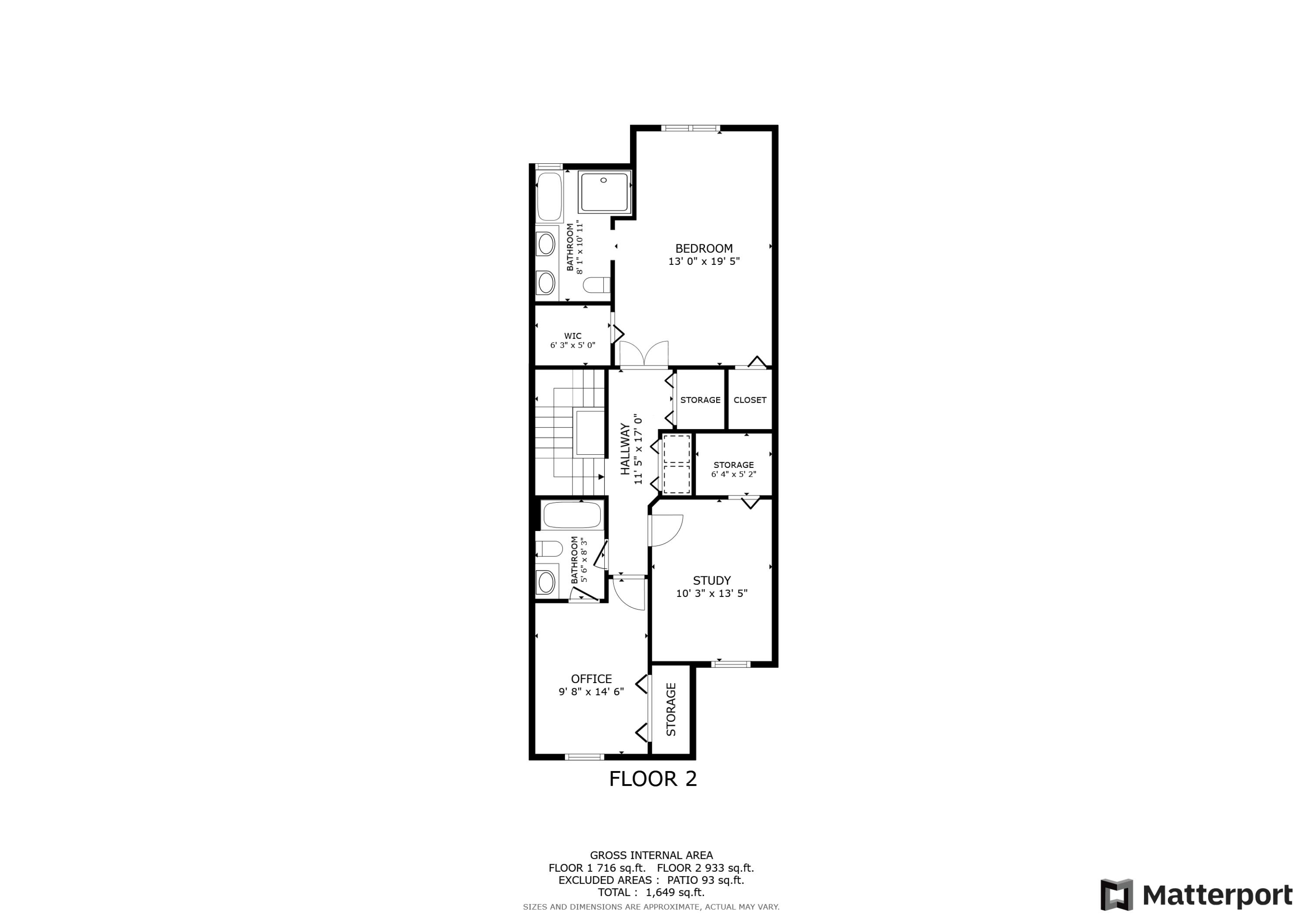 9447 Boca River Circle Boca Raton, FL 33434 - Photo 39 of 39 Floor Plan 2