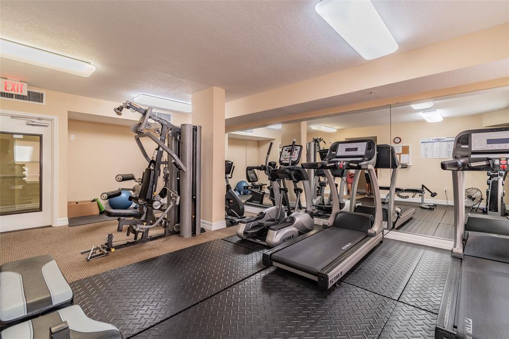 4516 Seagull Drive, Unit 807 New Port Richey, FL 34652 - Photo 49 of 100 a view of a room with gym equipment