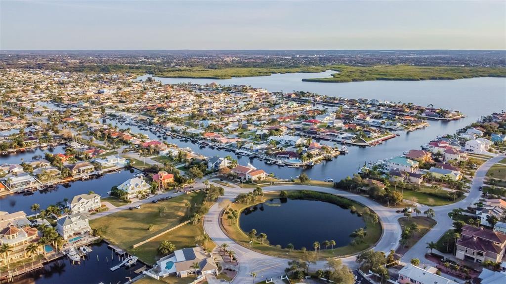 4516 Seagull Drive, Unit 807 New Port Richey, FL 34652 - Photo 87 of 100 an aerial view of a house with a outdoor space