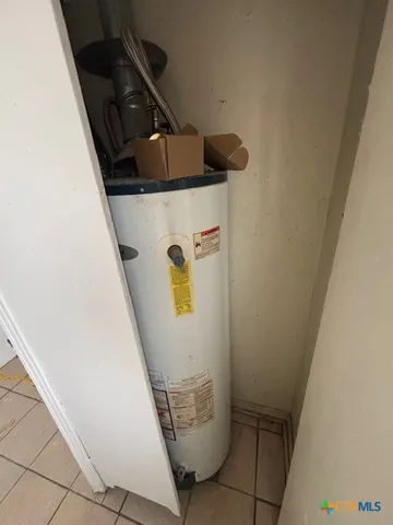 a view of water heater room