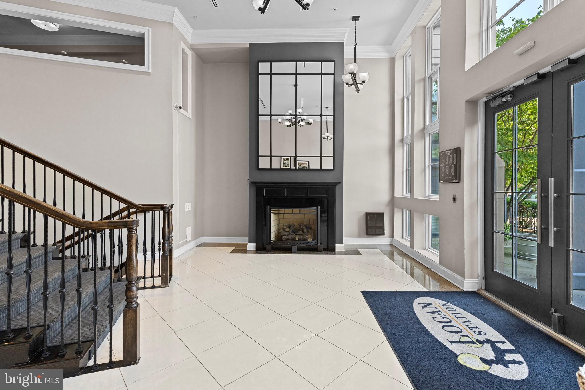 1210 R Street Northwest, Unit B1 Washington, DC 20009 - Photo 2 of 15 a view of living room with a fireplace