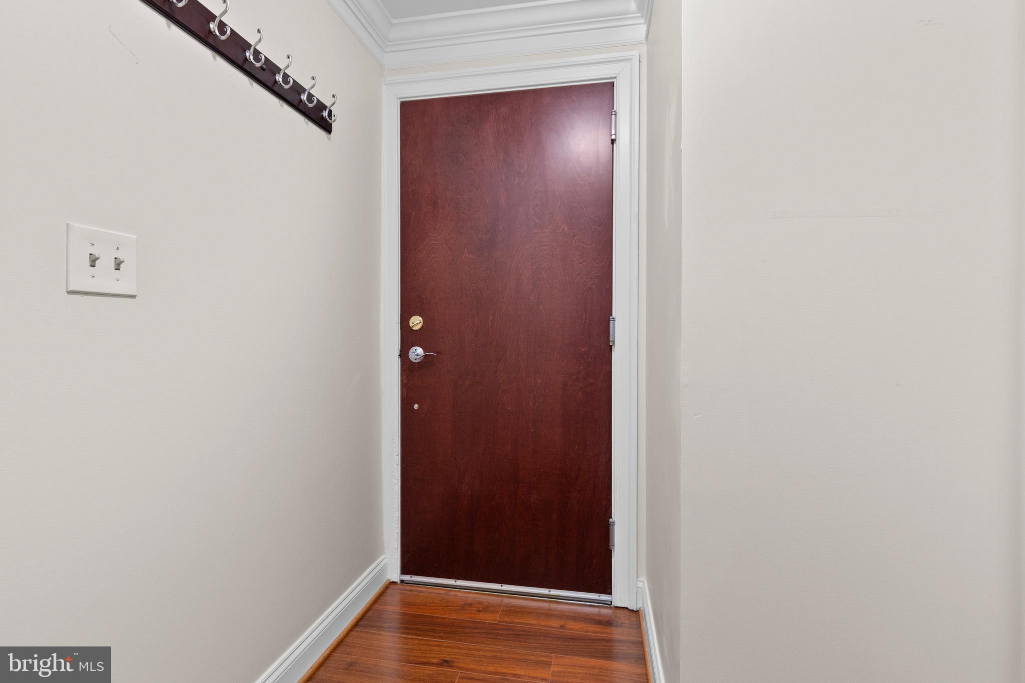 1210 R Street Northwest, Unit B1 Washington, DC 20009 - Photo 4 of 15 a view of front door with wooden floor