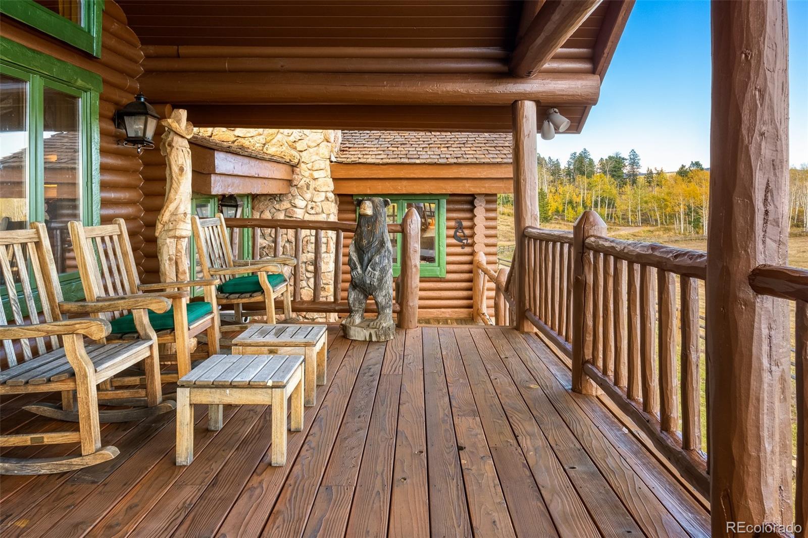 34755 Long Ridge Drive Toponas, CO 80479 - Photo 20 of 40 a view of a balcony with wooden floor