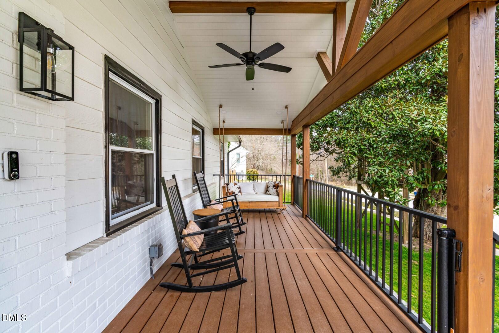 1405 Marlborough Road Raleigh, NC 27610 - Photo 4 of 33 a view of two chairs in the balcony