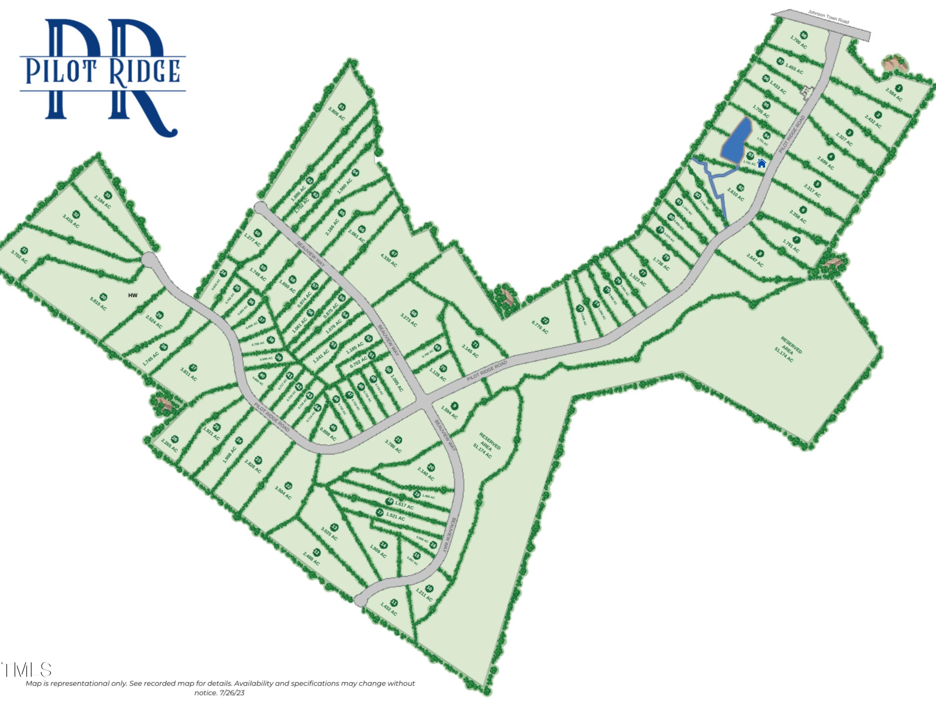 60 Pilot Ridge Road Zebulon, NC 27597 - Photo 6 of 7 Site Map