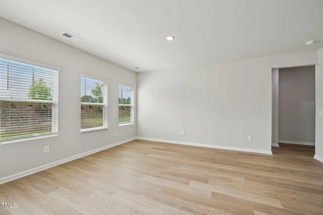 a view of an empty room