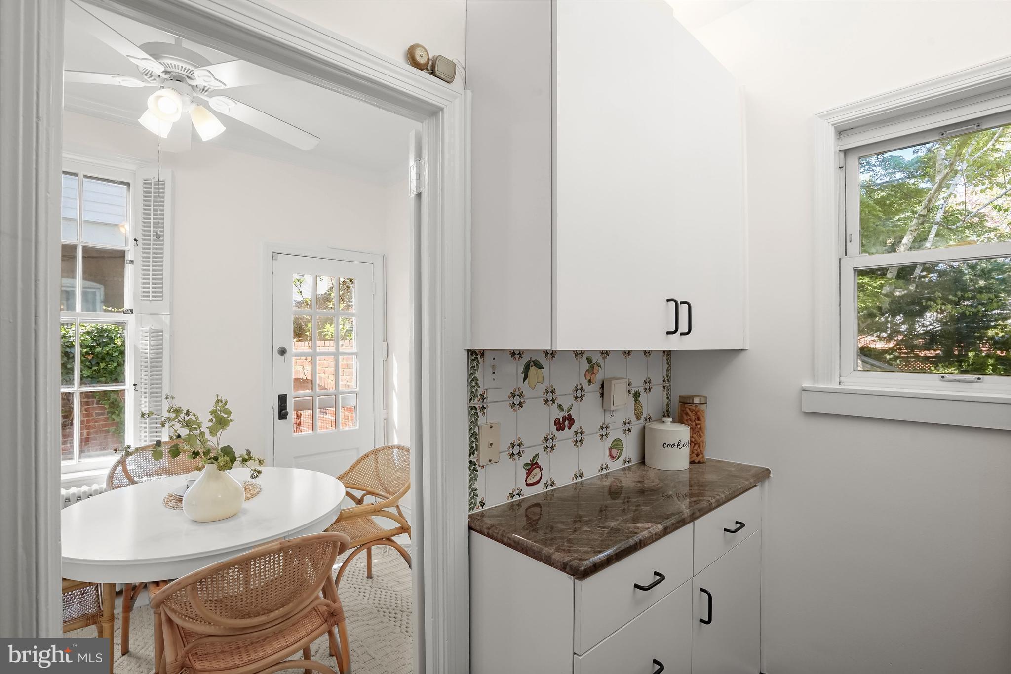1654 34th Street Northwest Washington, DC 20007 - Photo 9 of 18 Kitchen looking into dining room