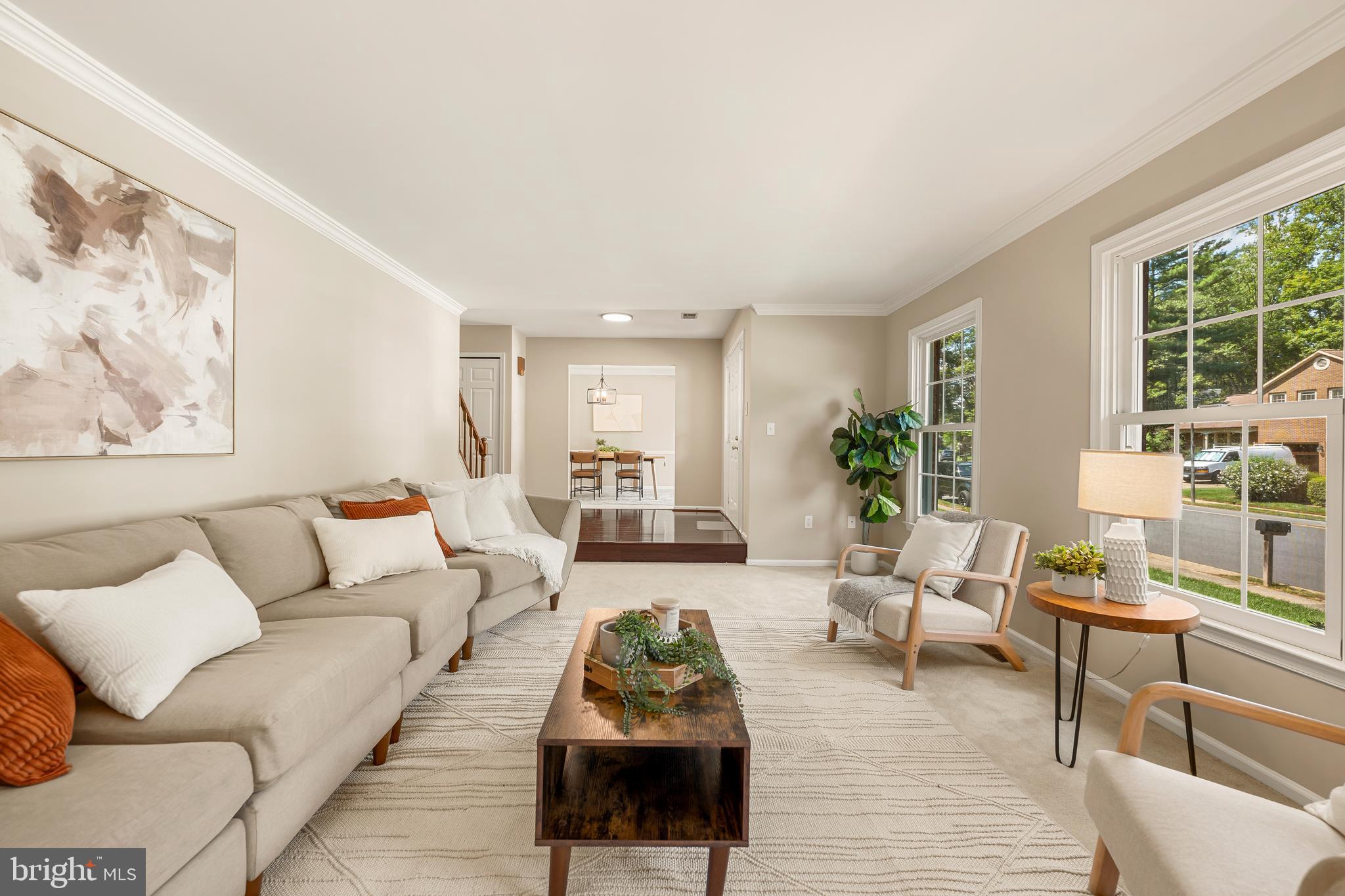 6552 Raftelis Road Burke, VA 22015 - Photo 16 of 54 Light-Filled Living Room